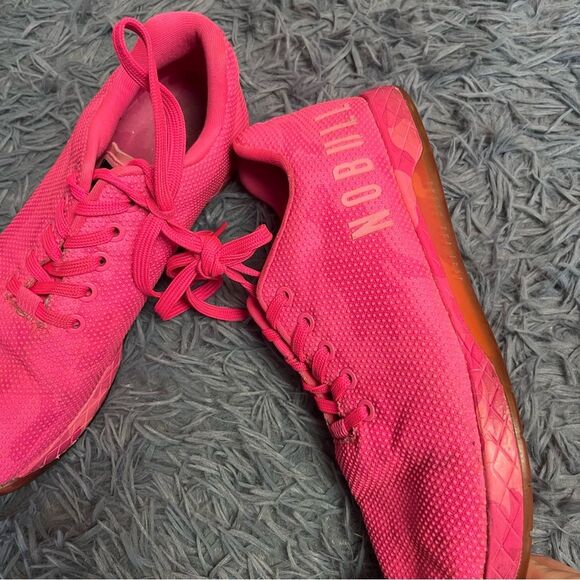 NOBULL Neon Camo Impact Outwork Edge Pink Women’s Sneakers Size 10.5 - Picture 3 of 6